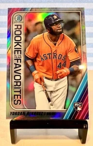 Tarjeta cromada Bowman Yordan Álvarez 2020 #ROYF-YA, favorita del novato del año - Imagen 1 de 2