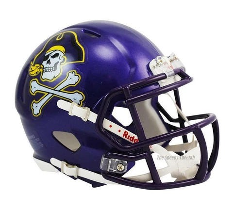 ECU Pirates Riddell Speed Mini Football Helmet Cover
