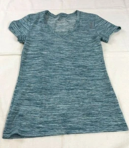 T-shirt Reebok Athletic manica corta scollo a V donna taglia XS - Foto 1 di 8