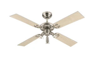 Ceiling Fan with Remote Control 105 CM Light 3 Spots Cooler - Picture 1 of 3