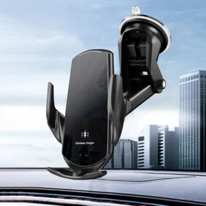 15W Automatic Clamping Wireless Car Charging Charger Mount Air Vent Phone Holder - Picture 1 of 8