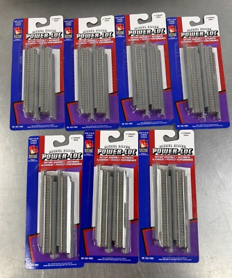 Life Like Trains N Scale Nickel Silver 5" Straight Track Power- Loc 4-Pieces Lot - Image 1 of 3