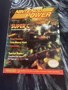 Nintendo Power 12 May June 1990 Super-C Final Fantasy NO POSTER - Imagen 1 de 8