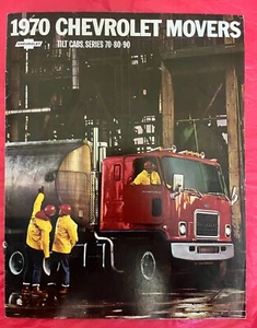 1970 Chevrolet "CAB SERIES70 / 80 / 90" - Original Truck Brochure / Catalog - Foto 1 di 7