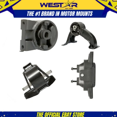 Juego de 4 piezas de montaje de motor y transmisión para Dodge Journey 2009-2010 2,4 L/3,5 L tracción delantera Foto 1 de 4