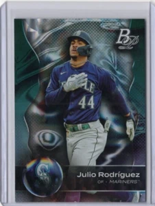 JULIO RODRIGUEZ MLB Mariners 2023 Bowman Platinum Silver Ice #25 Card - Picture 1 of 2