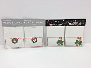 Placecards Mara Mi Christmas Theme 4 packs-10 cards each-40 cards - Picture 1 of 3