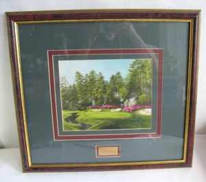 Framed and matted Augusta National Thirteenth Hole GOLF Print by Crystal Skelley - Picture 1 of 7