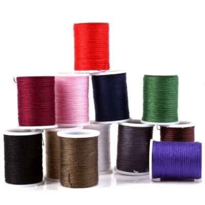 12 x POLYESTER THREAD SPOOLS Sewing Tailoring Dress Craft Cotton 32m Long Reels - Image 1 of 3
