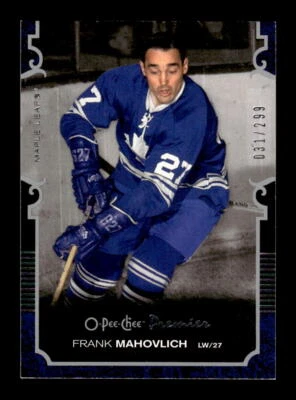 2007-08 O-Pee-Chee Premier #27 Frank Mahovlich #/299 - Image 1 of 2