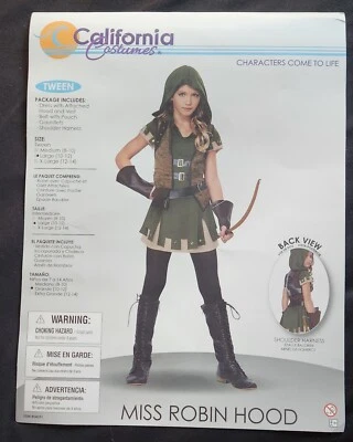 Disfraz de Halloween Tween Miss Robin Hood Foto 1 de 4
