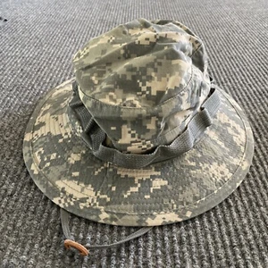 Bucket Hat Mens 7 Camouflage Camo Green Brown - Picture 1 of 8