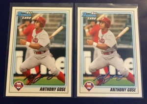 2010 Bowman #BP104 ANTHONY GOSE Rookie Lot 2 Guardians Phillies 🔥🔥$$ - Picture 1 of 1