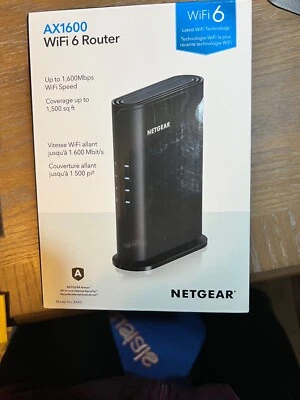 NETGEAR - Dual-Band 4-Stream AX1600 WiFi 6 Router, 1.6 Gbps (RAX5) - Image 1 of 2