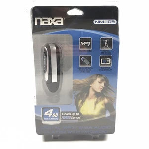 Reproductor de Audio Digital Mp3/WMA Naxa Music con Radio FM 4 GB Nuevo Sellado - Imagen 1 de 3