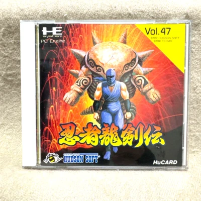 PC Engine Ninja Ryukenden HuCard Game 1990 Japan NEC Ninja Gaiden Used - Image 1 of 4