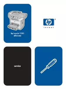 Service Manual for HP Hewlett Packard LaserJet 3380 AIO All-In-One Printer (PDF) - Picture 1 of 3