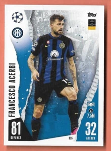 Topps Match Attax 2023-2024 CARD N.335 Acerbi Internazionale Milano Base card - Picture 1 of 1