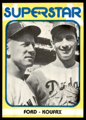 1980 TCMA SUPERSTARS - #8 WHITEY FORD/SANDY KOUFAX NEW YORK YANKEES/LOS ANGELES - Image 1 of 2