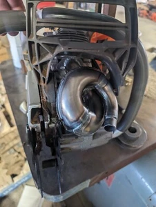 Mini Pipe Husqvarna Chainsaw Exhaust Muffler 562XP 555 XP 560 Custom port ported - Picture 1 of 16
