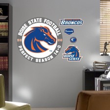 NCAA Boise State Broncos Perfect Season Logo Wall Graphic