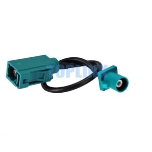 1M Fakra Z Female to Fakra Z Male Pigtail Cable RG174 for Radio Neutral Coding - Zdjęcie 1 z 3