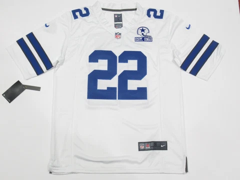 NWT Emmitt Smith #22 Dallas Cowboys EST. 1960 Game Throwback Jersey White Cover