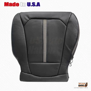 2018 2019 2020 Ford F150 Platinum Edition Driver Bottom Leather Seat Cover Black - Bild 1 von 9