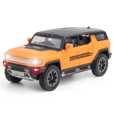 1:24 Diecast Hummer EV SUV Off-road Car Model Toy Vehicle Light Sound Kids Gift - Image 1 of 4