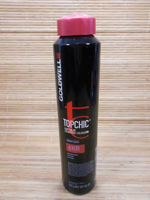 Goldwell Topchic Permanent Hair Color Canister Warm Reds 6KR Pomegrante 8.6oz - Image 1 of 4