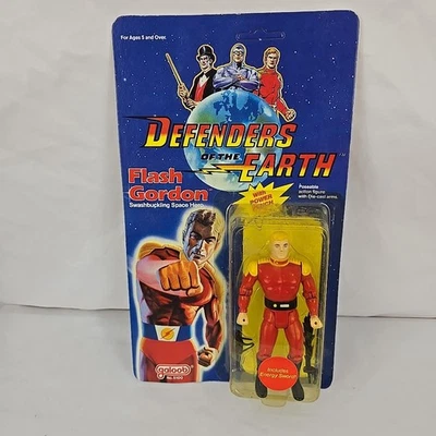 Figura de acción Defenders of the Earth: Flash Gordon 1985 Galoob Flash Gordon Foto 1 de 4