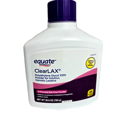 Equate Polyethylene Glycol 3350 Osmotic Laxative Powder ClearLax Osmotic L - Image 1 of 4