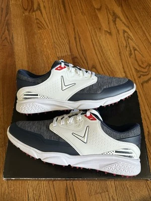 Talla 8.5 - Zapatos de golf para hombre Callaway Coronado v3 azul blanco rojo CG411BWR Foto 1 de 4