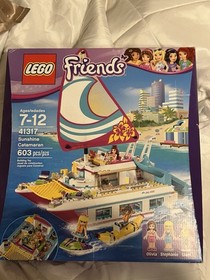 LEGO Friends Sunshine Catamaran 41317 Complete Set 603 Pieces Ages 7-12