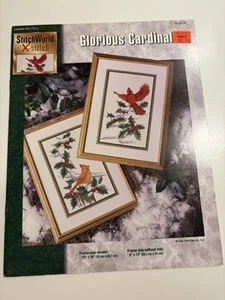 Glorious Cardinals StitchWorld Cross Stitch Pattern Stitch World 03-172 L - Picture 1 of 3