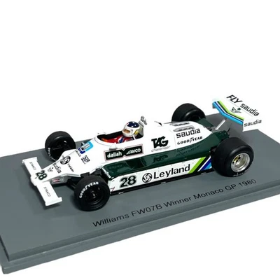 Modellino F1 Spark 1/43 Williams FW07B Carlos Reutemann #28 Winner Monaco GP ... - Immagine 1 di 4