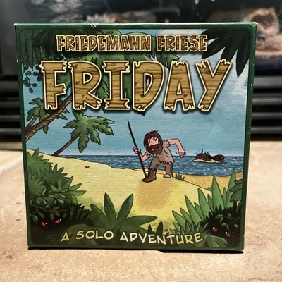 FRIDAY Board Game A Solo Adventure  Complete Very Good Condition - Image 1 of 4