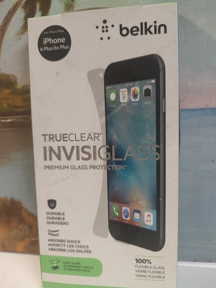 Belkin trueclear invisiglass iPhone 6plus/6s Plus premium glass protection - Image 1 of 2