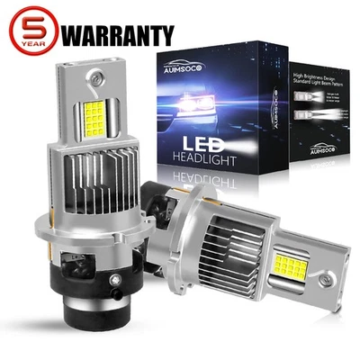 Faros LED D2S D2R haz bajo para Acura TSX Base Sedán 4 puertas 2004-2014 Foto 1 de 4