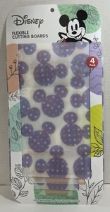 DISNEY FLEXIBLE CUTTING BOARDS SET OF 4 - 8"x11" Best Brands Mickey Mouse - Picture 1 of 2