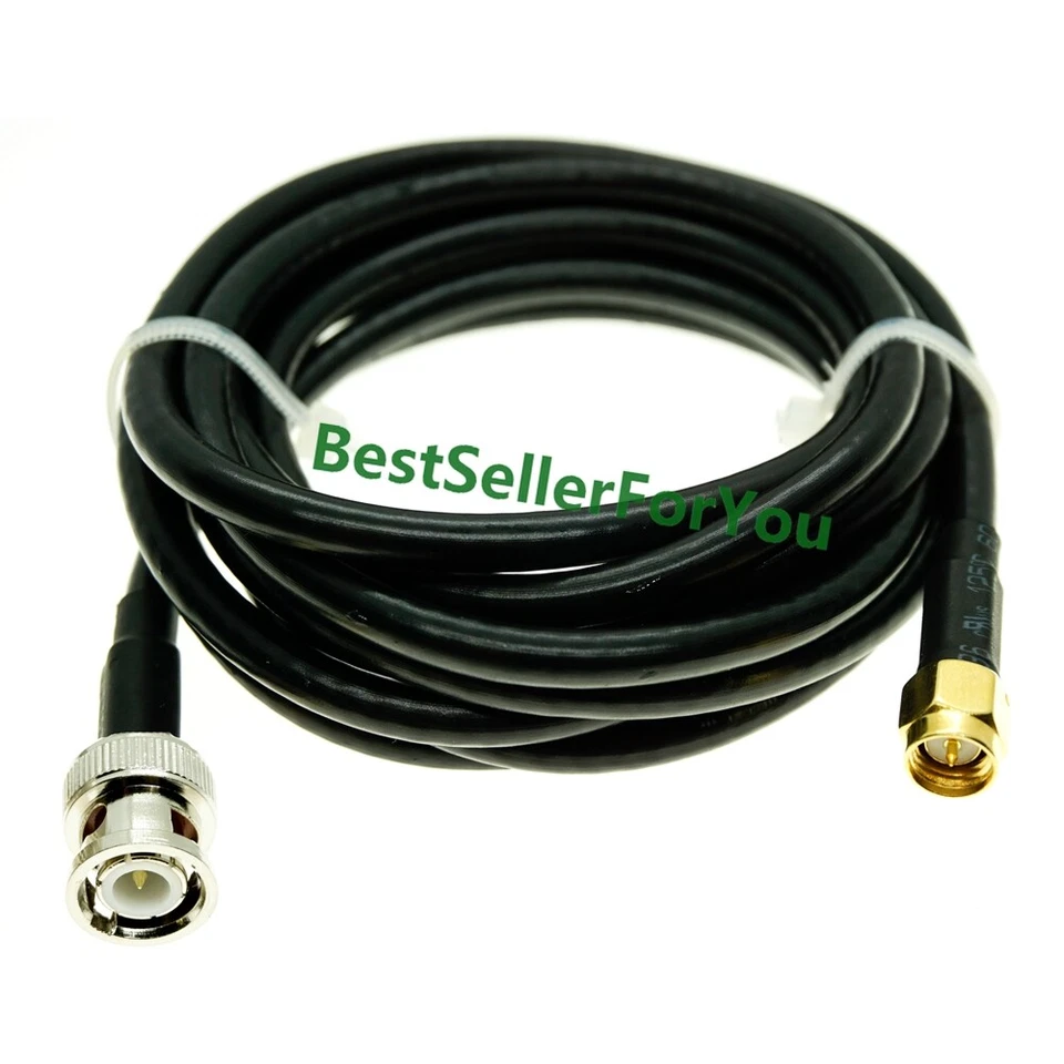 3-30Meter BNC Male to SMA male Connector WiFi Antenna lot Extension Cable RG58 - Image 1 of 1