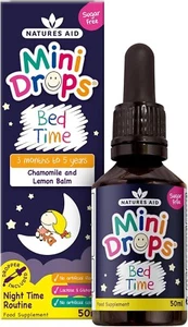 Natures Aid Bed Time Mini Drops 50ml – Supports Restful Sleep and Calm – Natural - Picture 1 of 7