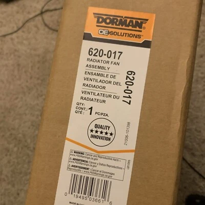 Ventilador de refrigeración del motor Dorman, PN# 620-017, 2001-2005 Dodge/Chrysler Caravan, T&C Foto 1 de 2