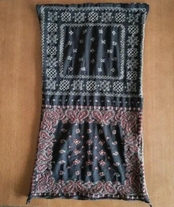 sciarpa lana crespa kapital stola bandana panno circa 50 x 170 cm articolo buono 03Y - Foto 1 di 8