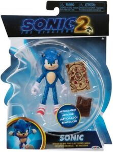 Sonic the Hedgehog 2 Movie Sonic Action Figure [with Map & Ring Pouch]