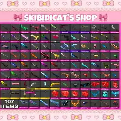 [107 Items] Small Set FAST & EASY | Roblox Murder Mystery 2 MM2 Godly Big Bundle