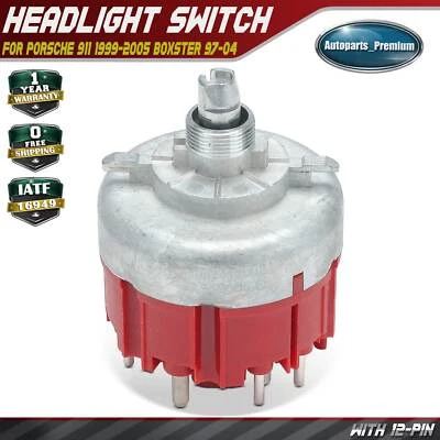 Headlight Switch for Porsche 911 1999 2000 2001 2002 2003-2005 Boxster 1997-2004 - Image 1 of 4