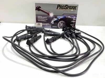 Juego de cables de encendido 9401 Prospark Premium 8 mm negro hecho en EE. UU. 9401 Foto 1 de 3