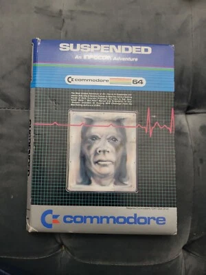 InfoCom Suspended - Text Adventure Game version C64/128 Commodore VG+ - Image 1 of 4