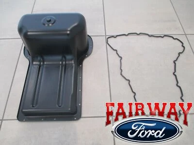 03 thru 10 Super Duty Excursion OEM Ford 6.0 & 6.4 Diesel Oil Pan with Gasket - Image 1 of 4